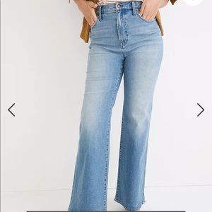Madewell 11” High Rise Flares 32 NWT